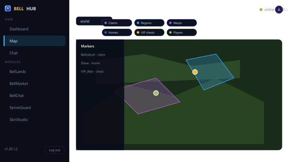 Interactive map