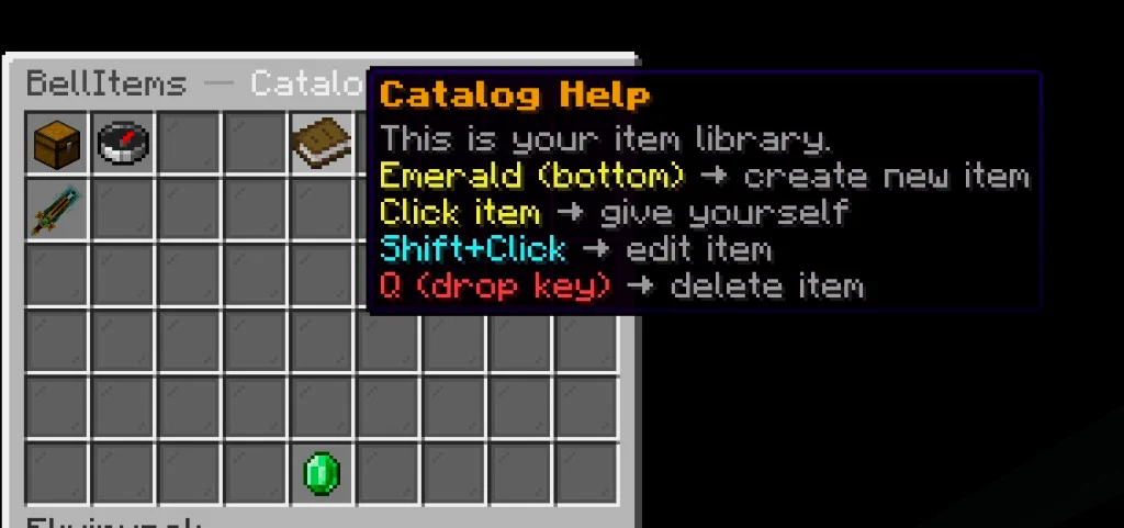 Catalog help