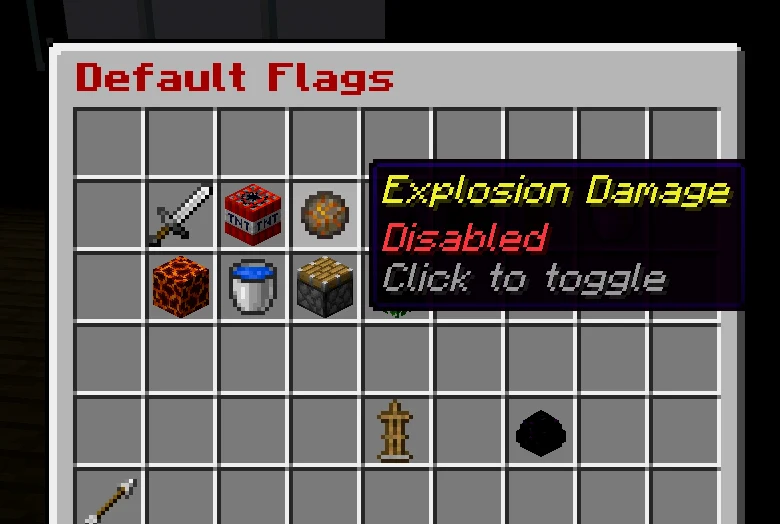 Default claim flags