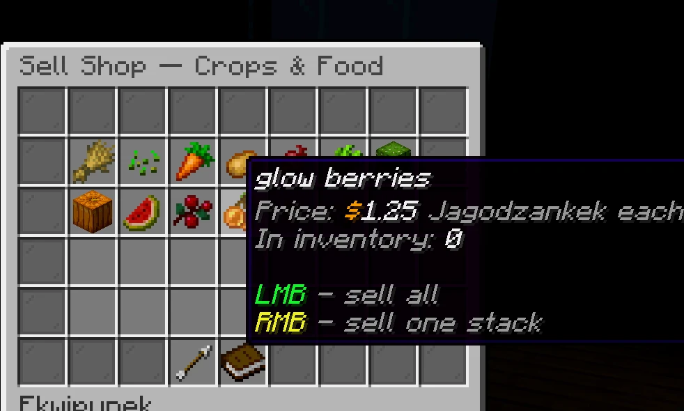 Sell shop